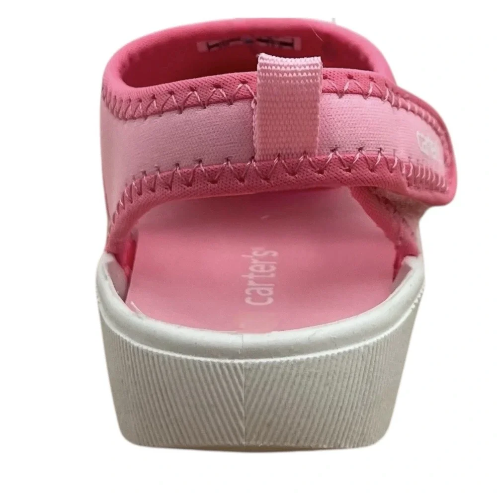 Carters‎ Toddler Girls Salinas Closed Toe Slip-on Sandal Size 8 Pink Lightweight
